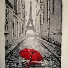Работа «дождь в париже»