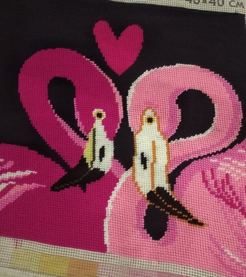 Работа «Два фламинго»