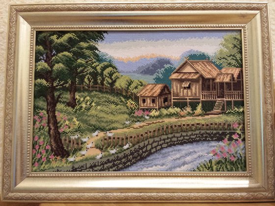 Работа «Дом в лесу»