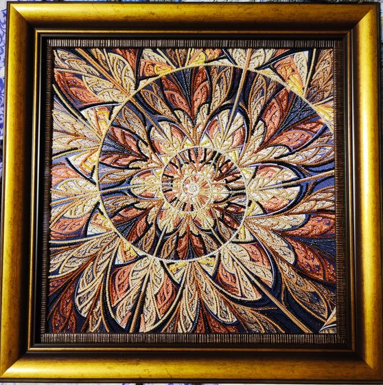 Работа «Фрактал Сияние жизни»