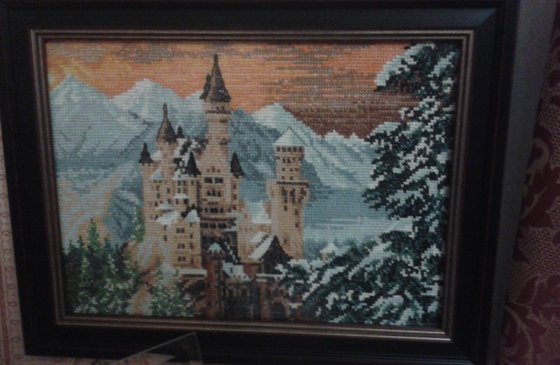 Работа «Замок в горах»