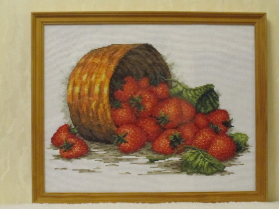 Работа «Корзина с клубникой»