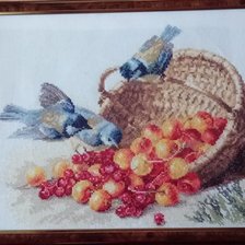 Работа «Синички и черешня»