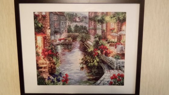 Работа «Венеция вечером»