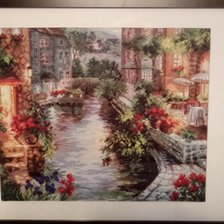 Работа «Венеция вечером»