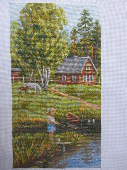 Работа «Лето в деревне.»