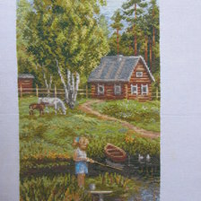 Работа «Лето в деревне.»