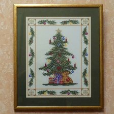 Работа «Рождественская елка 25х35 см»
