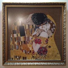 Работа «Поцелуй по мотивам картины Г. Климта, набор Чарівна мить»