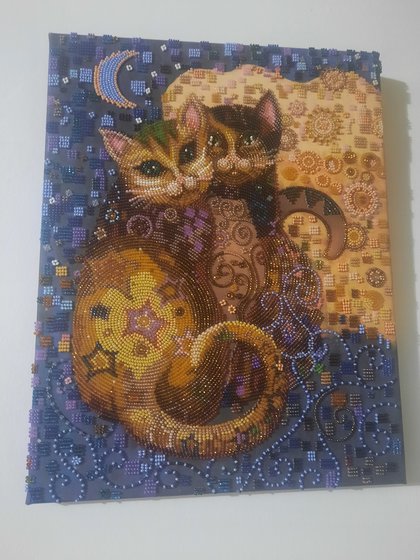 Работа «Кошачий поцелуй»