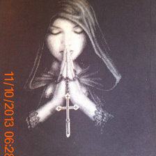 Работа «Молящяяся»