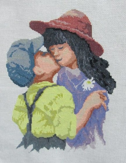 Работа «первый поцелуй»