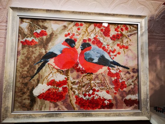 Работа «Снегири»