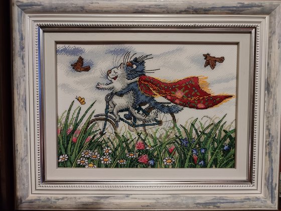 Работа «Кошачья прогулка»