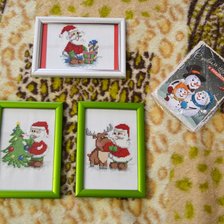 Работа «Новогодние открыточки»