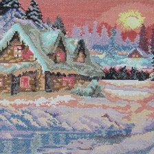 Работа «зимний пейзаж»