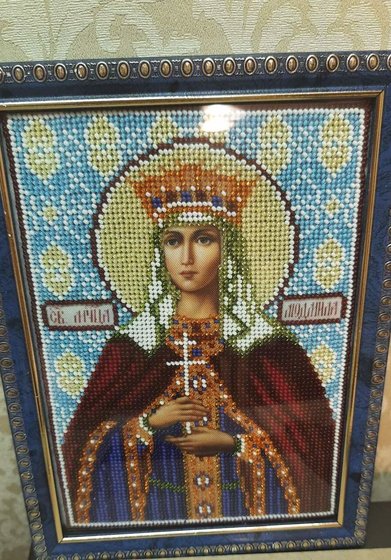 Работа «икона Св. Мученица Людмила»