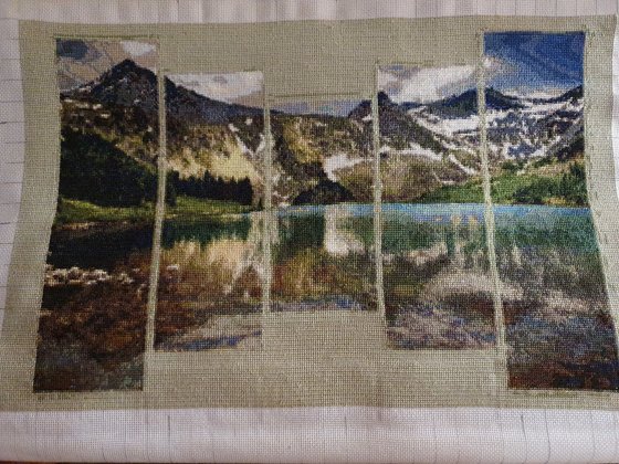 Работа «Горное озеро»