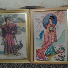 Работа «Самурай и гейша»