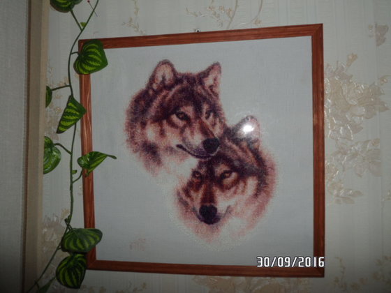 Работа «Пара волков»