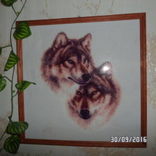 Работа «Пара волков»