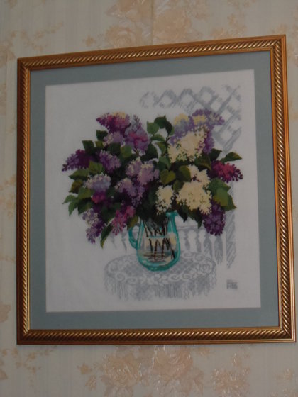 Работа «Сиреневый букет (Риолис)»