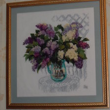Работа «Сиреневый букет (Риолис)»