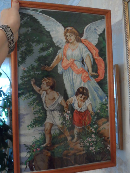 Работа «Ангел и дети на обрыве»