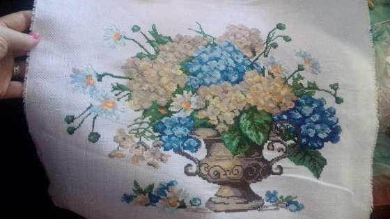 Работа «Гортензия (Чудесная игла)»