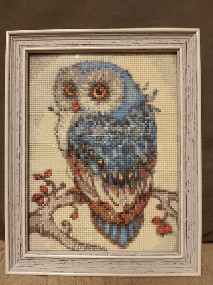 Работа «Сова (алмазная)»