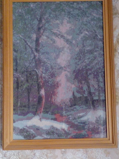 Работа «зимний вечер»