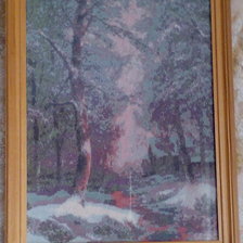 Работа «зимний вечер»