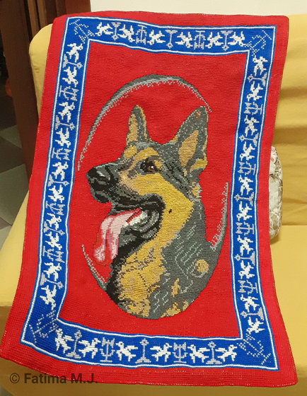 Работа «Alfombra Pastor Aleman - Dog»