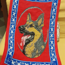 Работа «Alfombra Pastor Aleman - Dog»