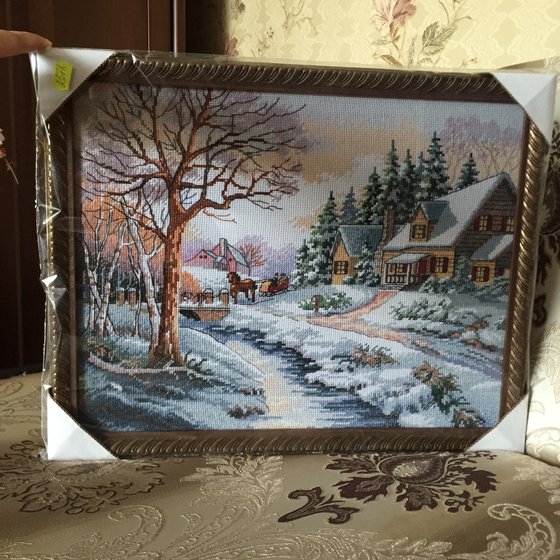 Работа «Зима»