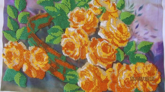 Работа «чайные розы»