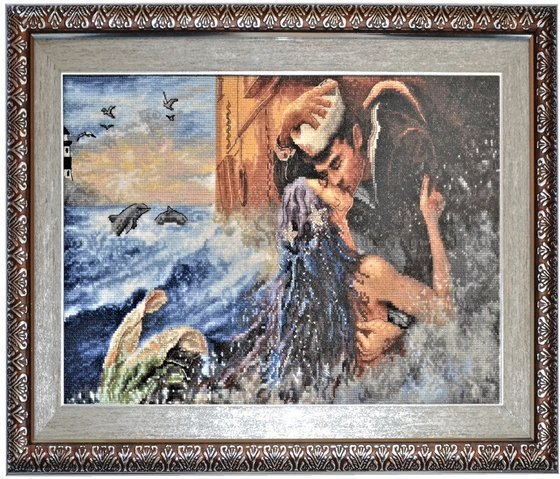 Работа «Вышивка крестом Letistitch 940 "Mermaid kiss" (Поцелуй русалки).»