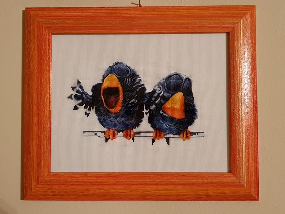 Работа «,,Птицы,, небольшая отдыхалочка;)»