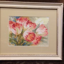 Работа «Тюльпаны»