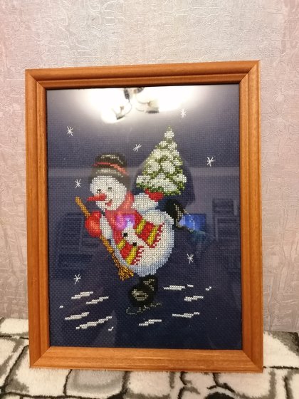 Работа «Снеговик»