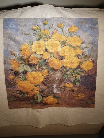 Работа «Чайные розы»