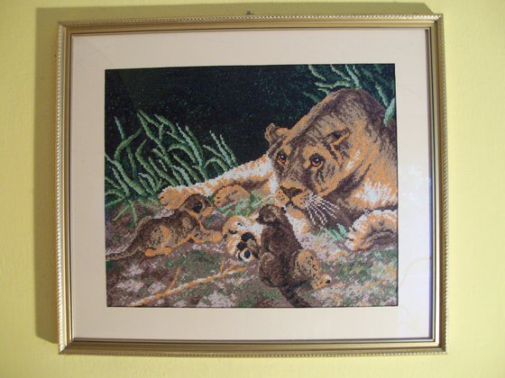 Работа «Lwica z młodymi.»