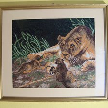 Работа «Lwica z młodymi.»