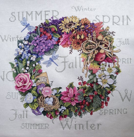 Работа «Венок всех сезонов»