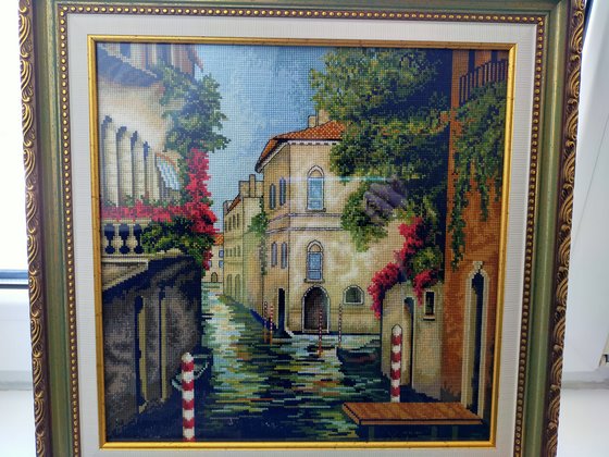 Работа «Венеция в цветах»