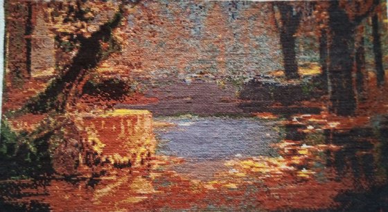 Работа «осенний пруд»