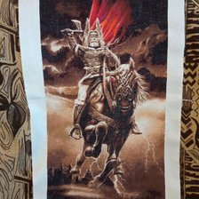 Работа «по мотивам картины Ожиганова  "Перун"»