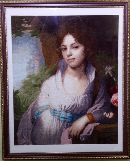 Работа «Портрет М. Лопухиной»