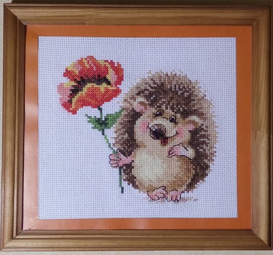 Работа «Весёлый ёжик»