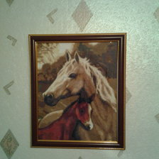 Работа «Лошадь с жеребёнком»